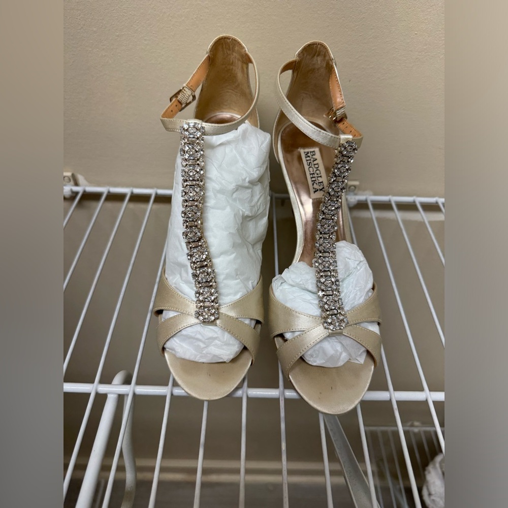 Badgley Mischka wedge heels